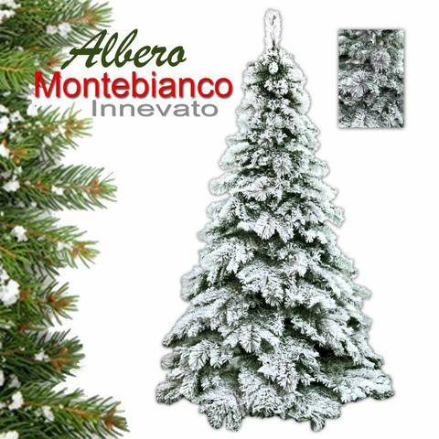 ALBERO 180/210/240Cm MONTEBIANCO - PVC - 562/846/1150 TIPS - 140/150/160Cm DIAMETRO