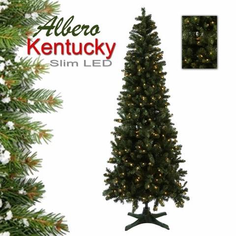 ALBERO 150/180/210/240/270CM SLIM KENTUCKY 120/180/240/350/450LED PVC