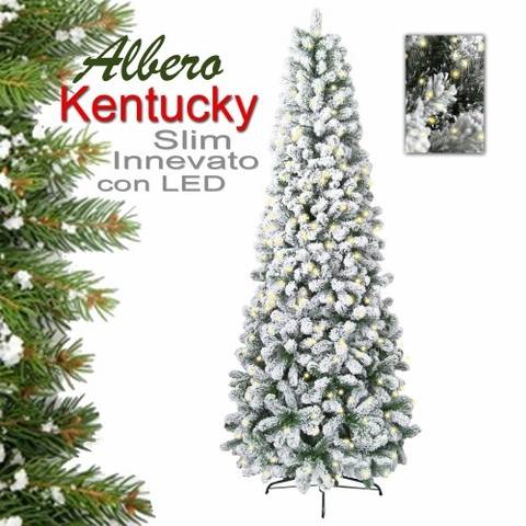 ALBERO 150CM KENTUCKY SLIM INNEVATO 120LED PVC 430