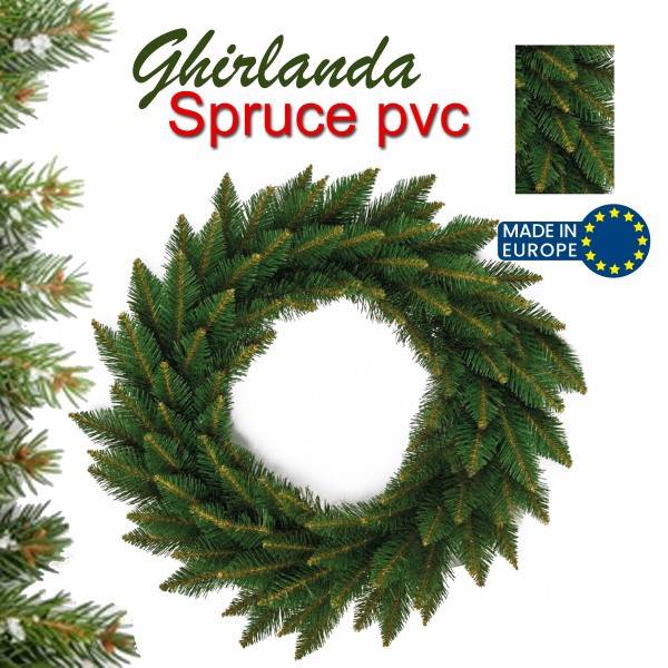 GHIRLANDA 50Cm SPRUCE PVC 68 TIPS 1/6