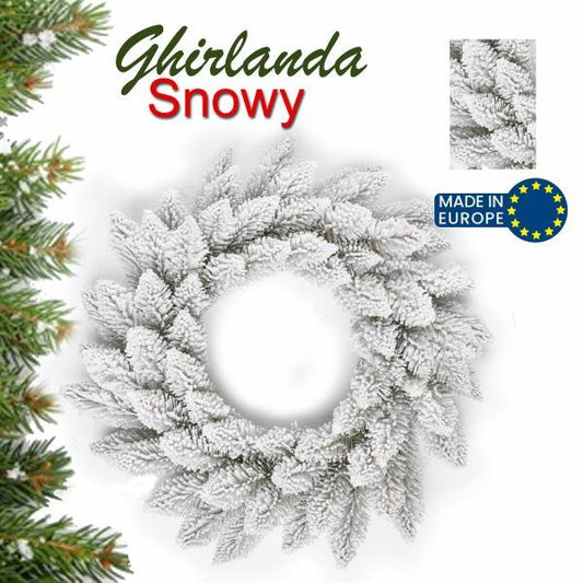 GHIRLANDA 60Cm SNOWY PVC 84 TIPS 1/6