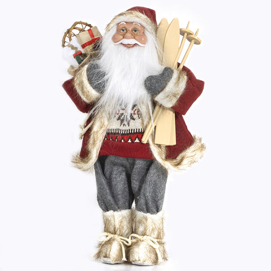 BABBO NATALE NOEL BABA  IN PIEDI 45/30Cm